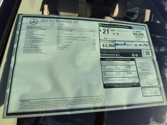 New 2026 Mercedes-Benz GLE 450 4MATIC image 16