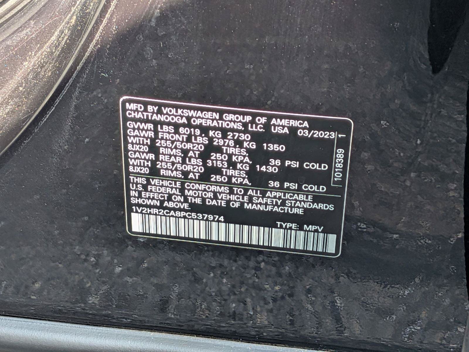 Used 2023 Volkswagen Atlas SE AWD/4WD image 53