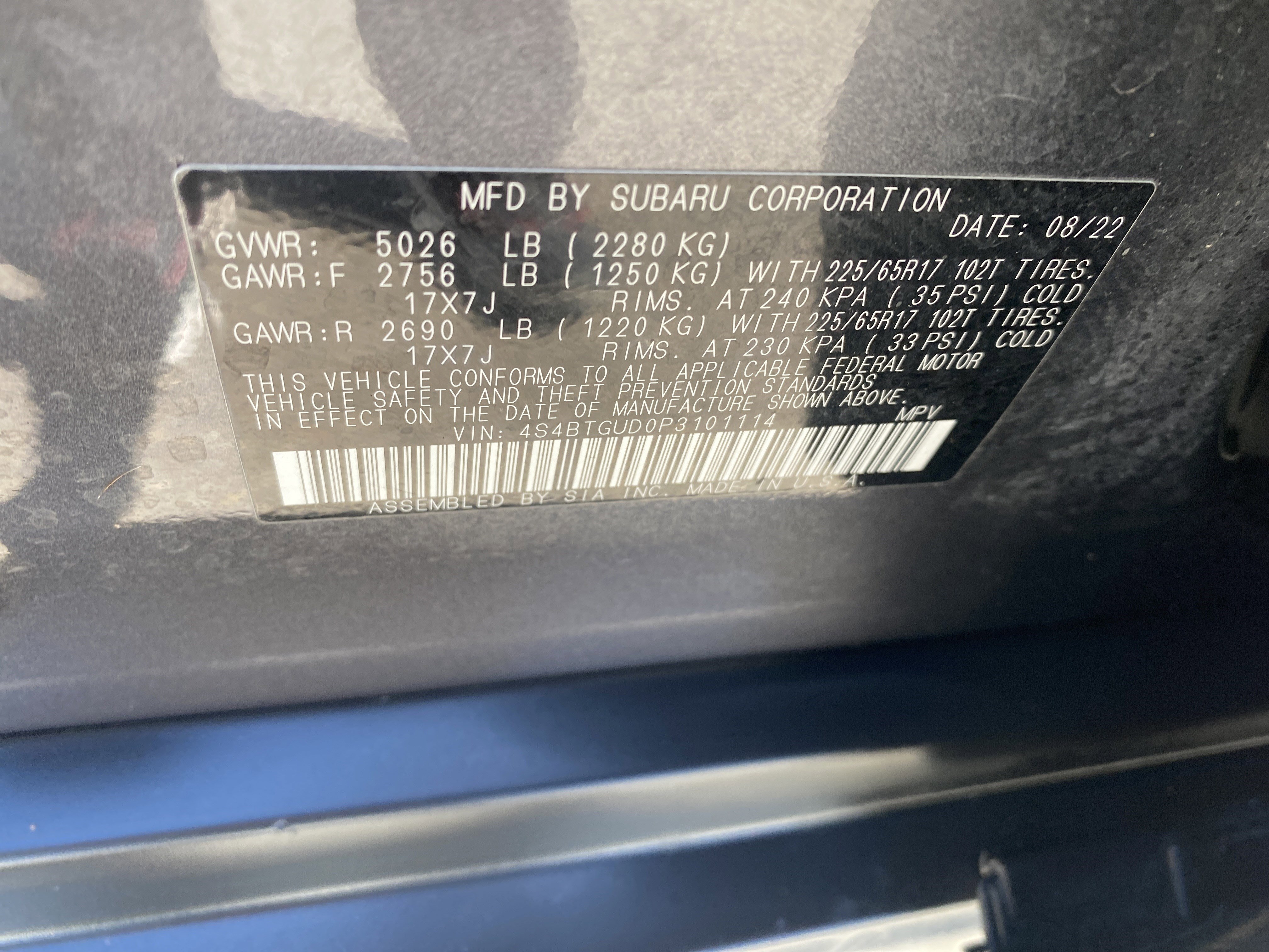 Certified 2023 Subaru Outback Wilderness AWD/4WD image 27
