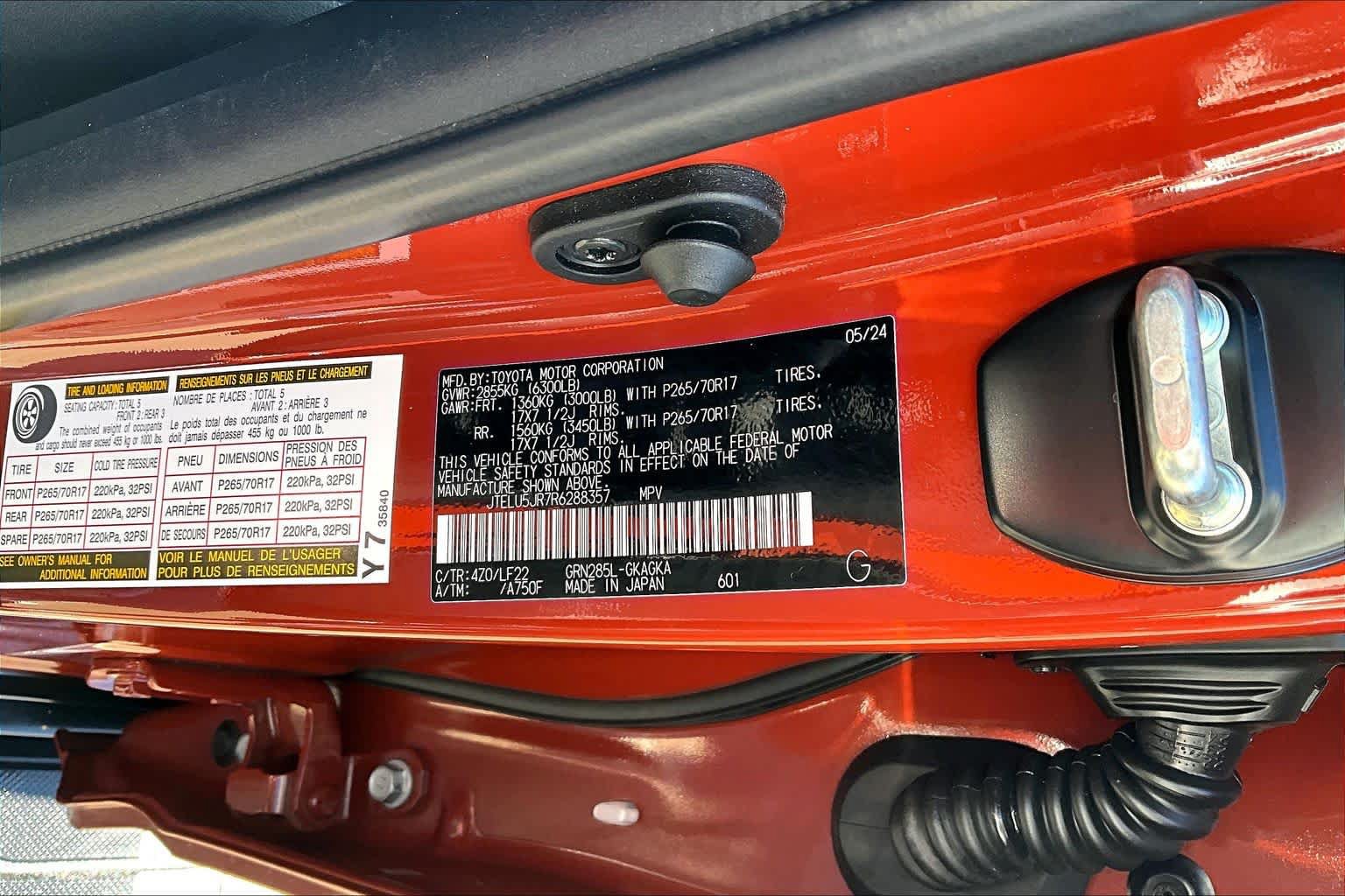 Certified 2024 Toyota 4Runner TRD Pro AWD/4WD image 36