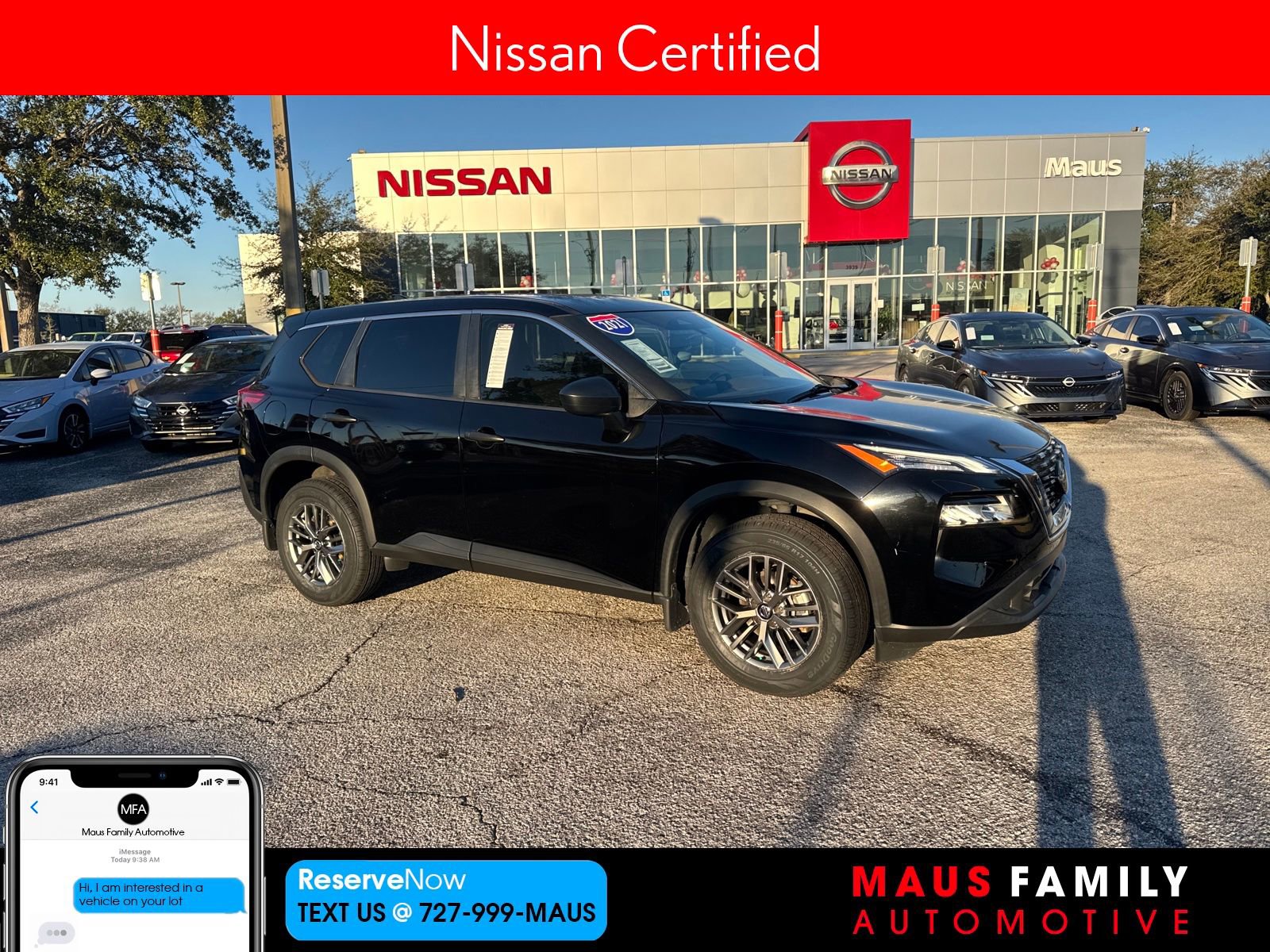 Certified 2021 Nissan Rogue S 360° Tour