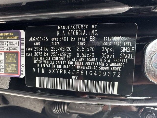 New 2026 Kia Sorento SX image 45