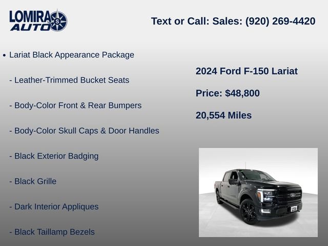 Used 2024 Ford F150 Lariat w/ Equipment Group 502A High AWD/4WD image 8