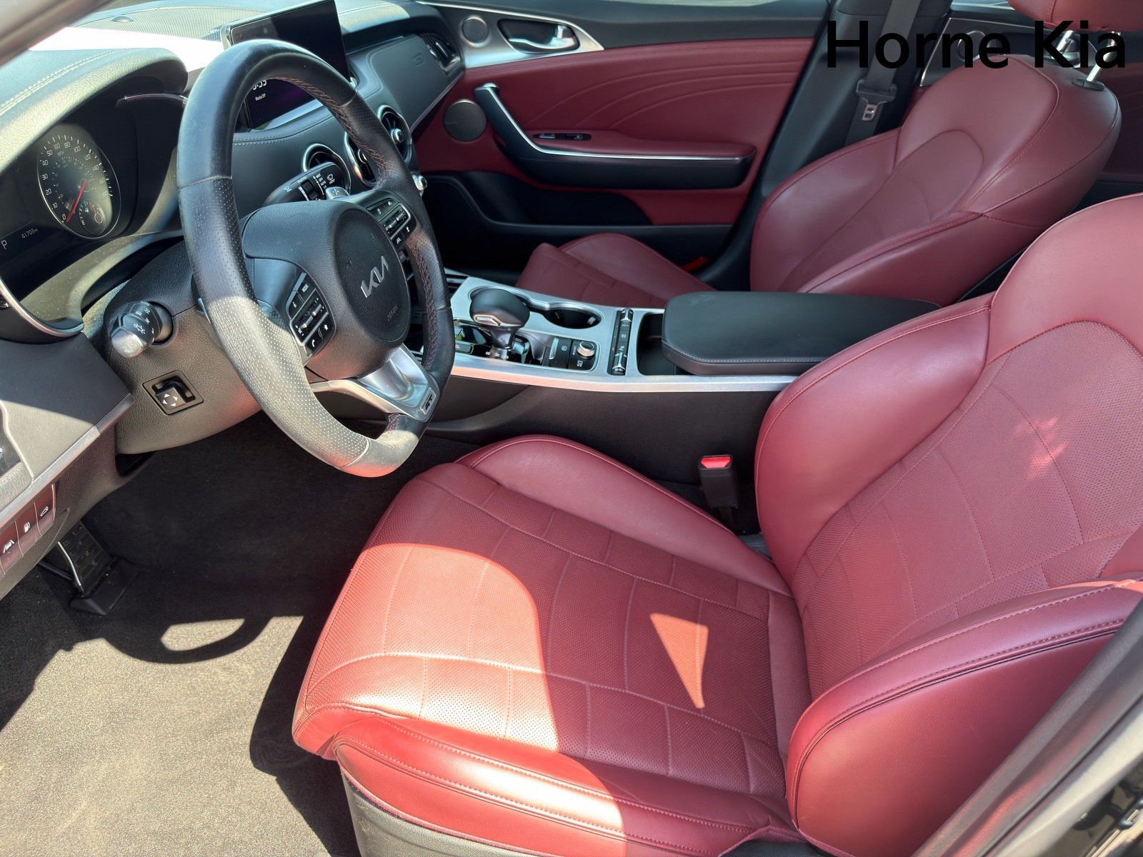 Certified 2023 Kia Stinger GT2 w/ Red Interior Color Package RWD image 9