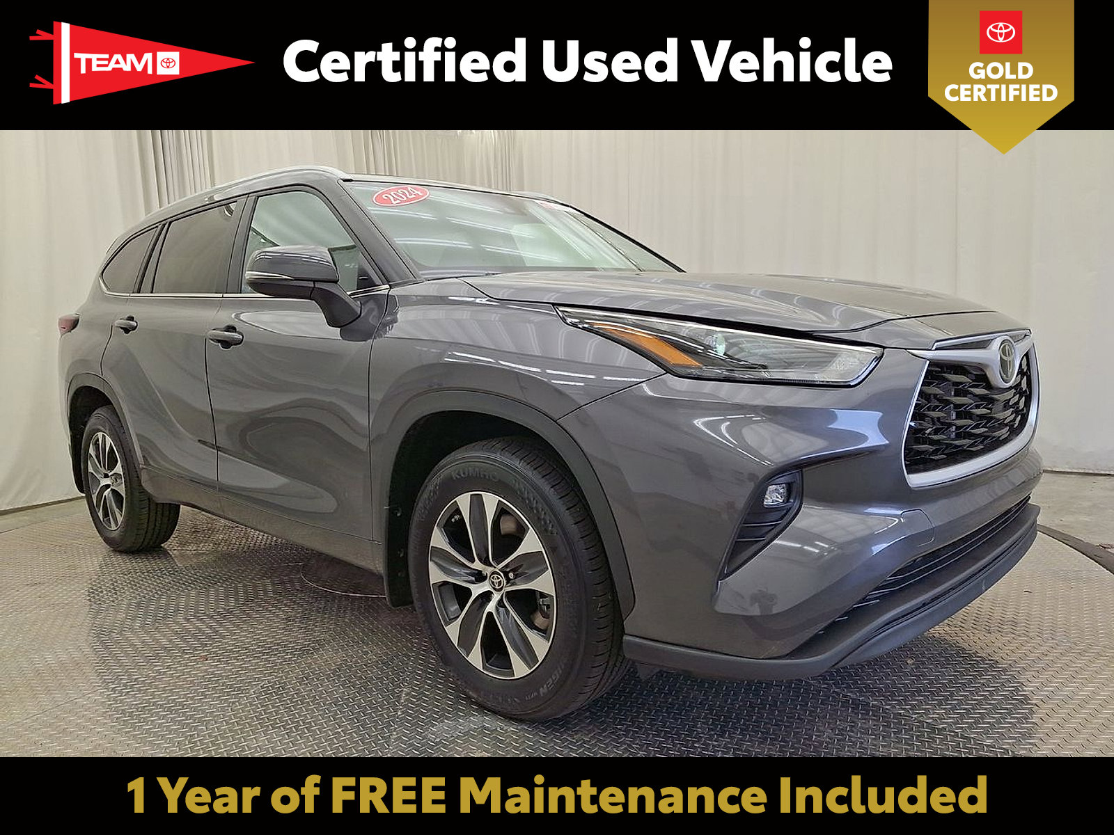 Certified 2024 Toyota Highlander XLE image 1