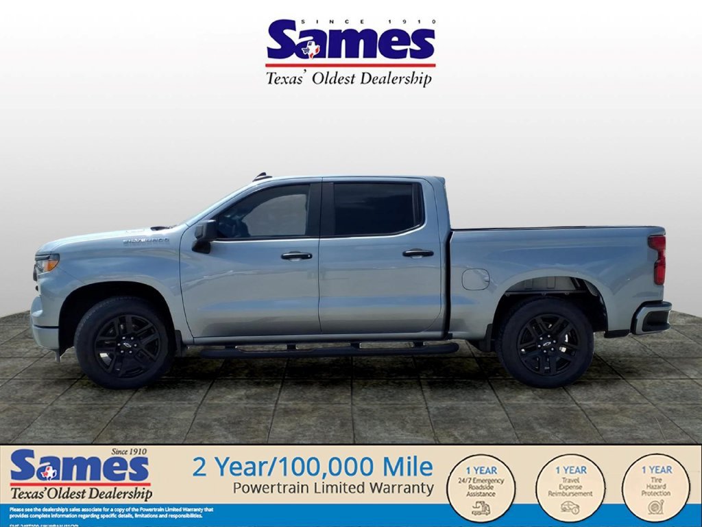 Used 2024 Chevrolet Silverado 1500 Custom w/ Turbomax Blackout Package RWD image 7