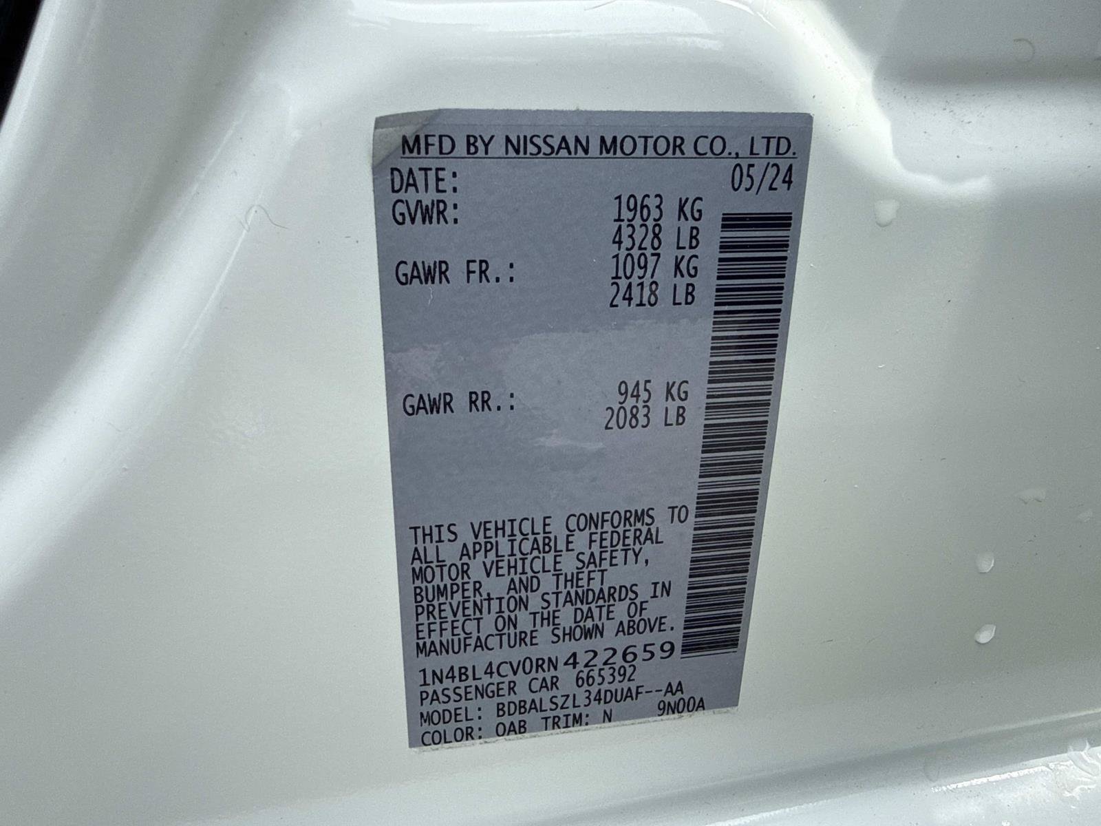 Used 2024 Nissan Altima 2.5 SR w/ SR Premium Package FWD image 35