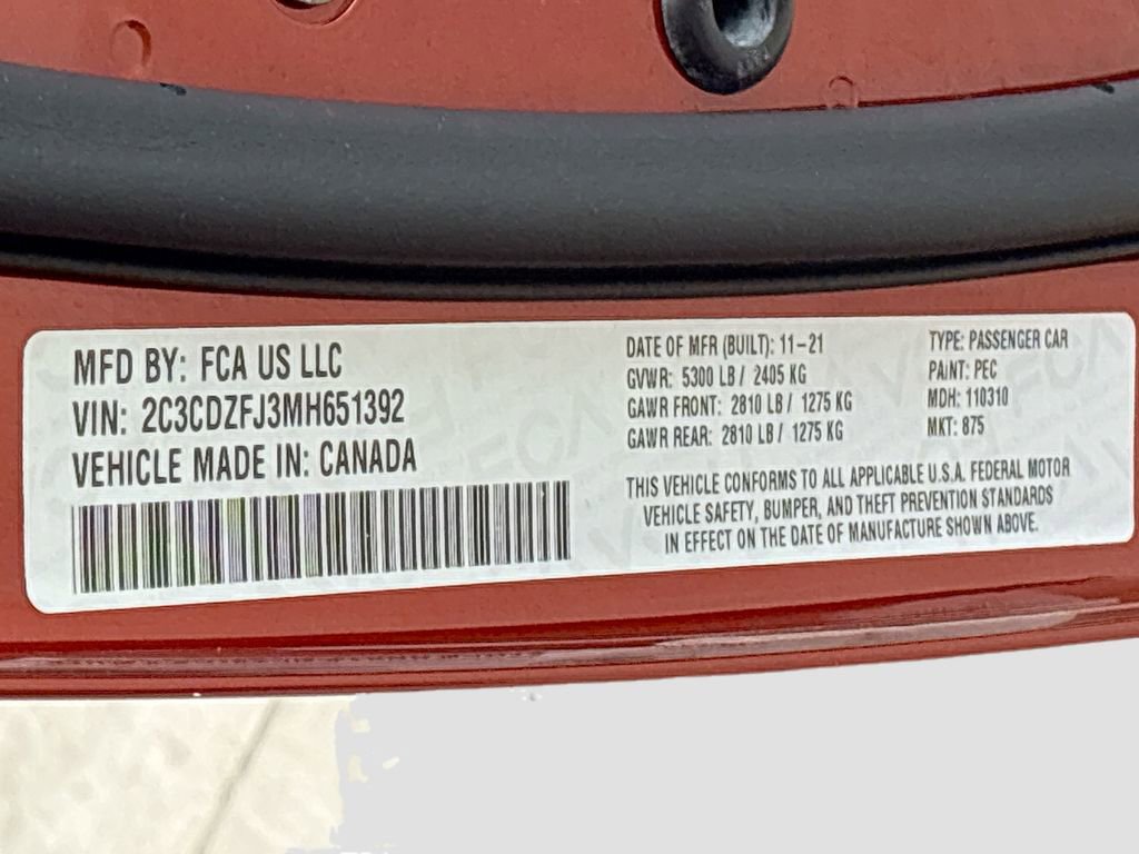 Used 2021 Dodge Challenger R/T Scat Pack w/ Driver Convenience Group image 31