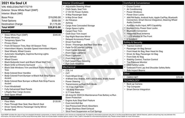 Used 2021 Kia Soul LX image 21