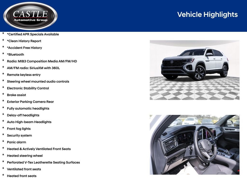 Certified 2025 Volkswagen Atlas Cross Sport SE image 4