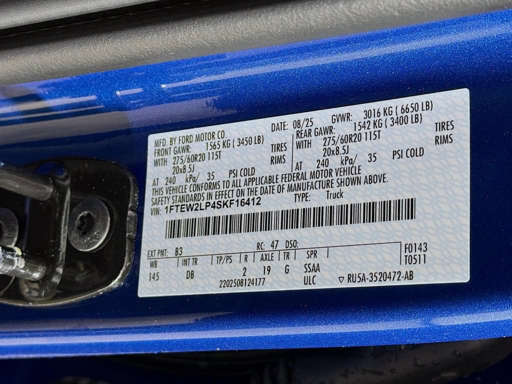 Used 2025 Ford F150 STX w/ Equipment Group 200A AWD/4WD image 37