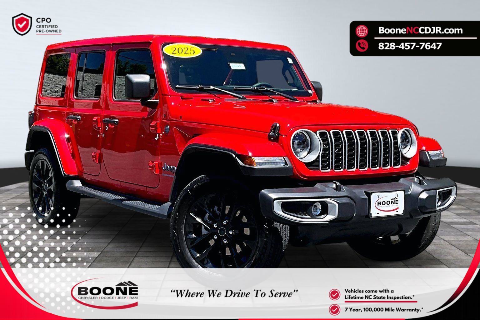 Certified 2025 Jeep Wrangler Unlimited Sahara