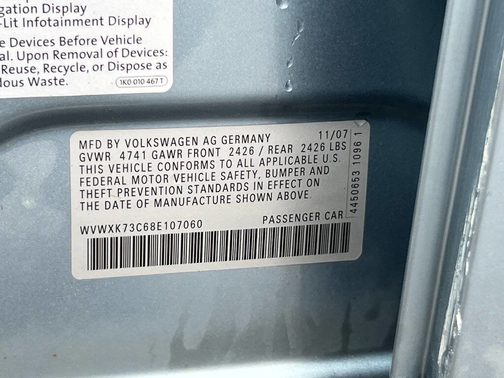 Used 2008 Volkswagen Passat 2.0T image 19