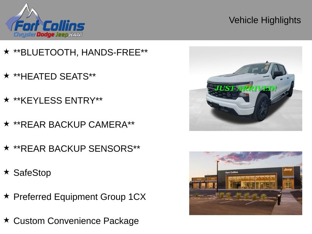 Used 2025 Chevrolet Silverado 1500 Custom w/ Rally Edition image 6