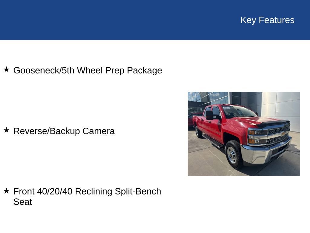 Used 2019 Chevrolet Silverado 2500 W/T w/ WT Convenience Package AWD/4WD image 33