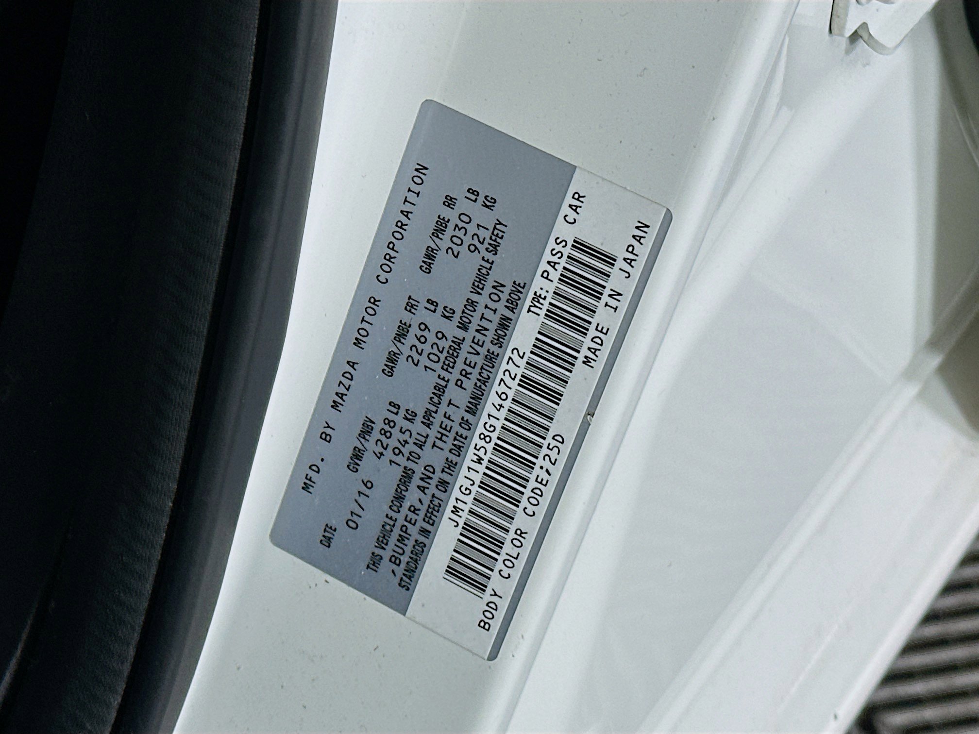 Used 2016 MAZDA MAZDA6 Grand Touring image 12