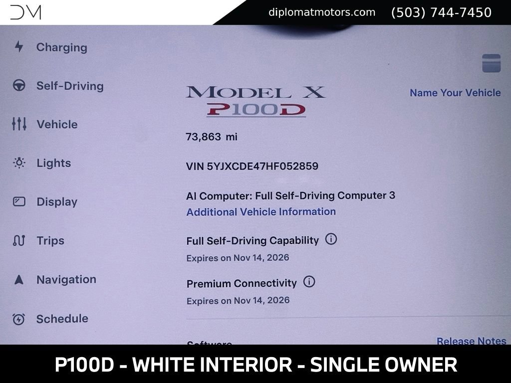 Used 2017 Tesla Model X P100D AWD/4WD image 31
