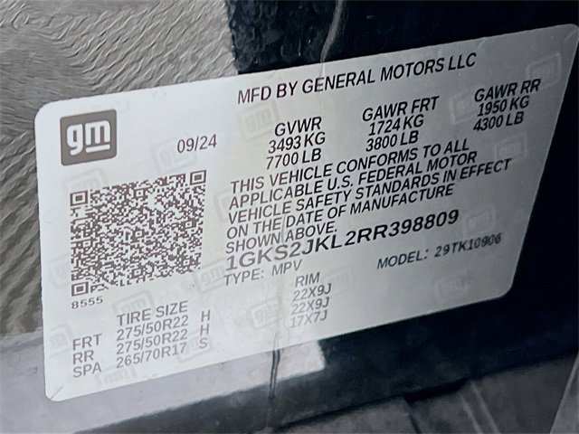 Used 2024 GMC Yukon XL Denali w/ Advanced Technology Package image 11