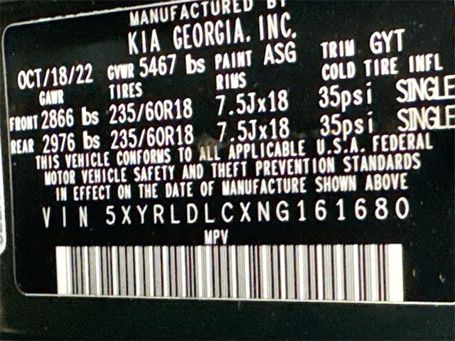 Used 2022 Kia Sorento S w/ Option Group 015 image 34