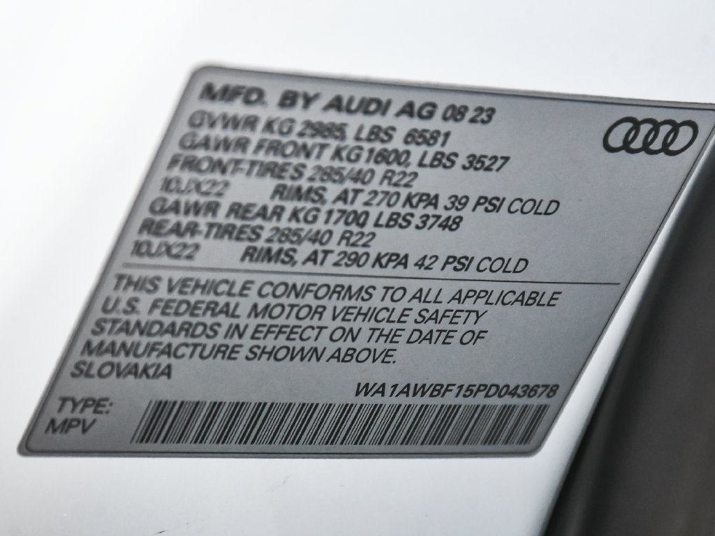 Used 2023 Audi SQ8 Premium Plus AWD/4WD image 26