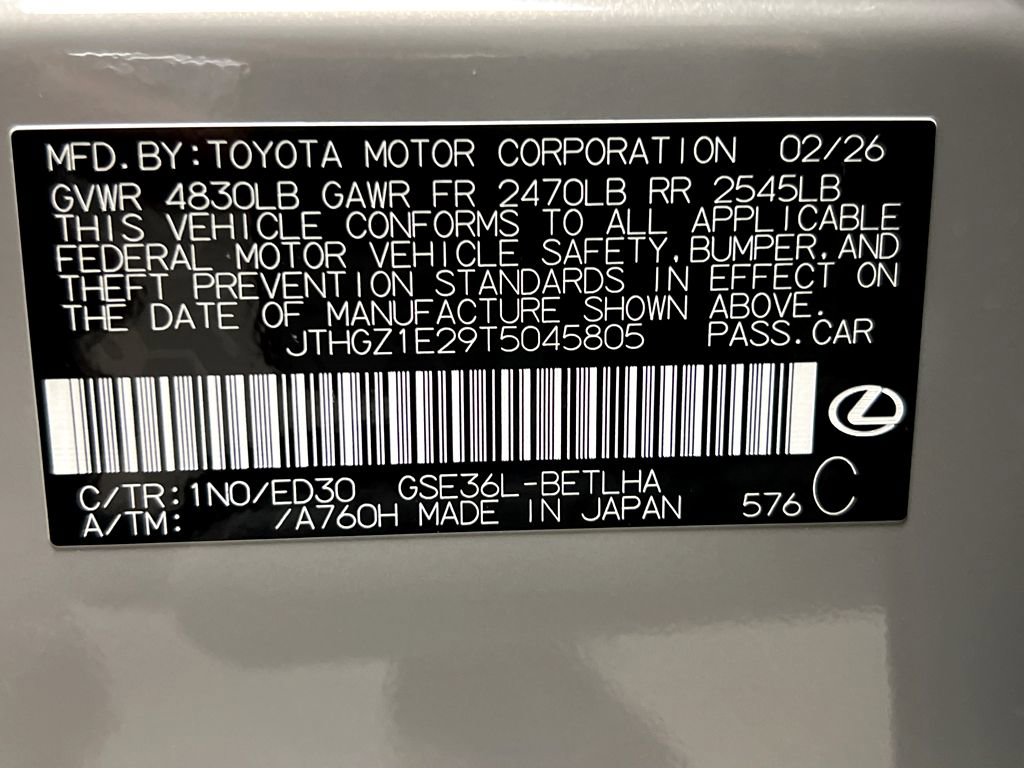 New 2026 Lexus IS 350 F Sport image 27