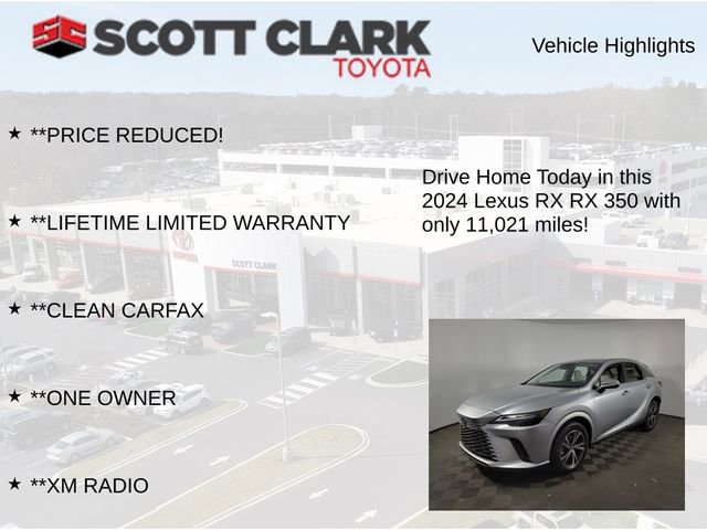 Used 2024 Lexus RX 350 FWD w/ Accessory Package (K3) image 13