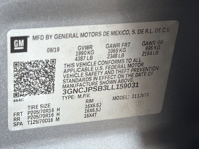 Used 2020 Chevrolet Trax LT w/ LT Convenience Package AWD/4WD image 28