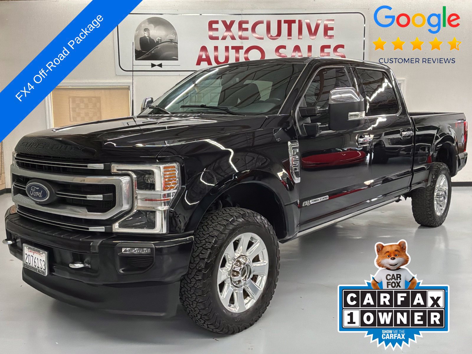 Used 2022 Ford F250 Platinum w/ FX4 Off-Road Package AWD/4WD image 1