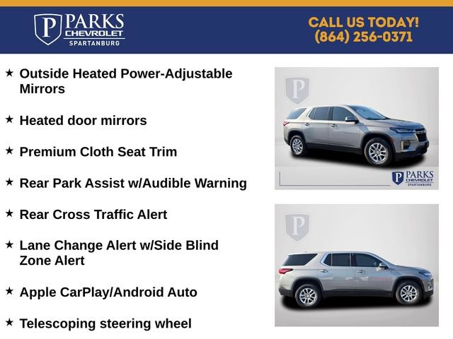 Certified 2023 Chevrolet Traverse LS w/ Safety Package FWD image 6