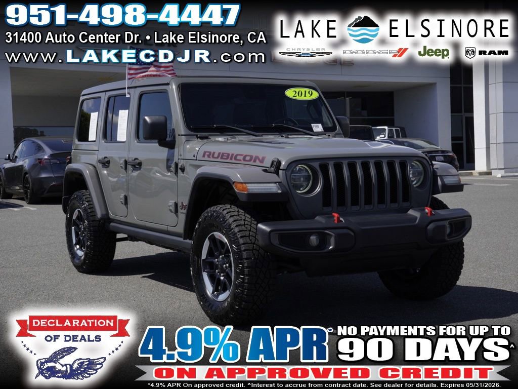 Certified 2019 Jeep Wrangler Unlimited Rubicon