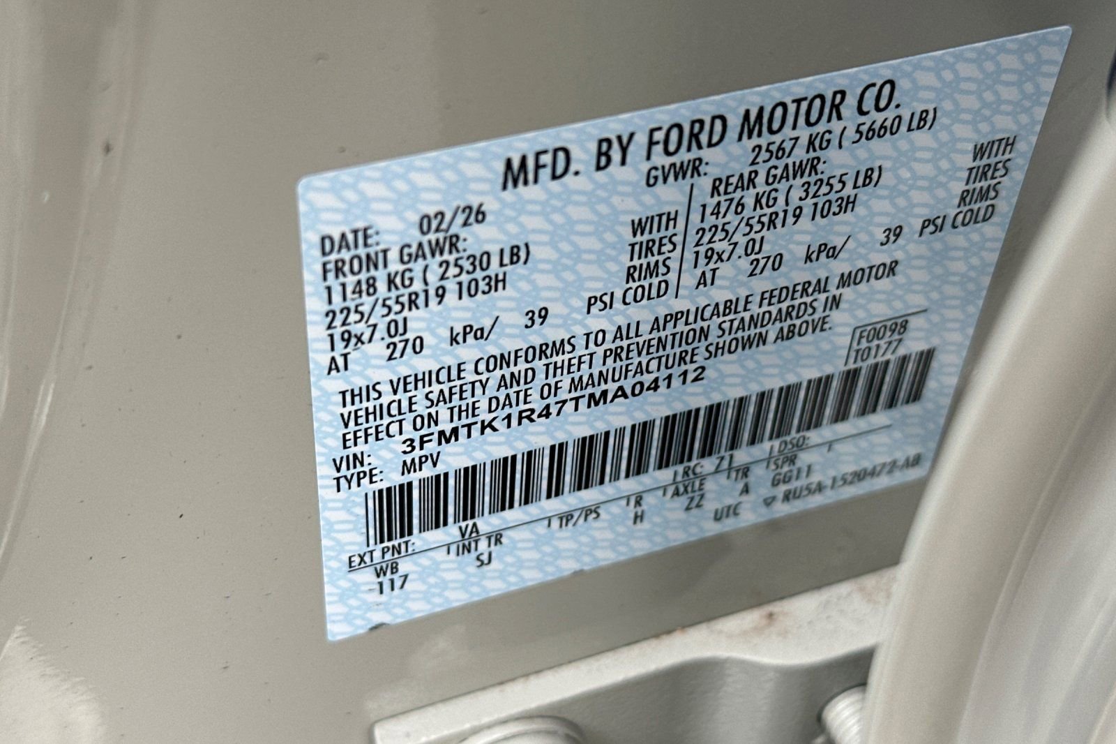 New 2026 Ford Mustang Mach-E Select w/ Interior Protection Package image 27