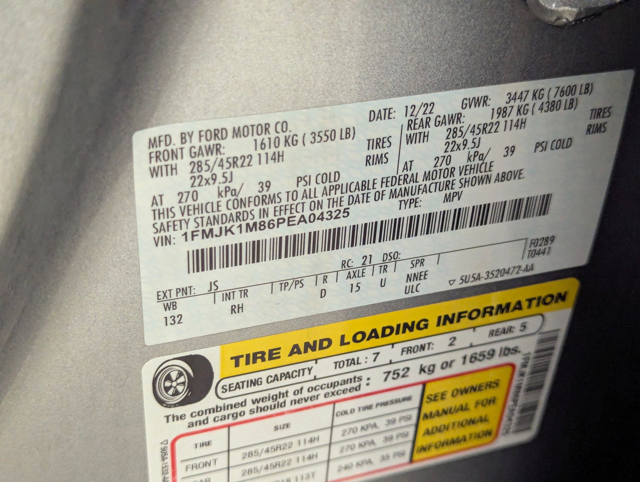 Certified 2023 Ford Expedition Max Platinum image 20