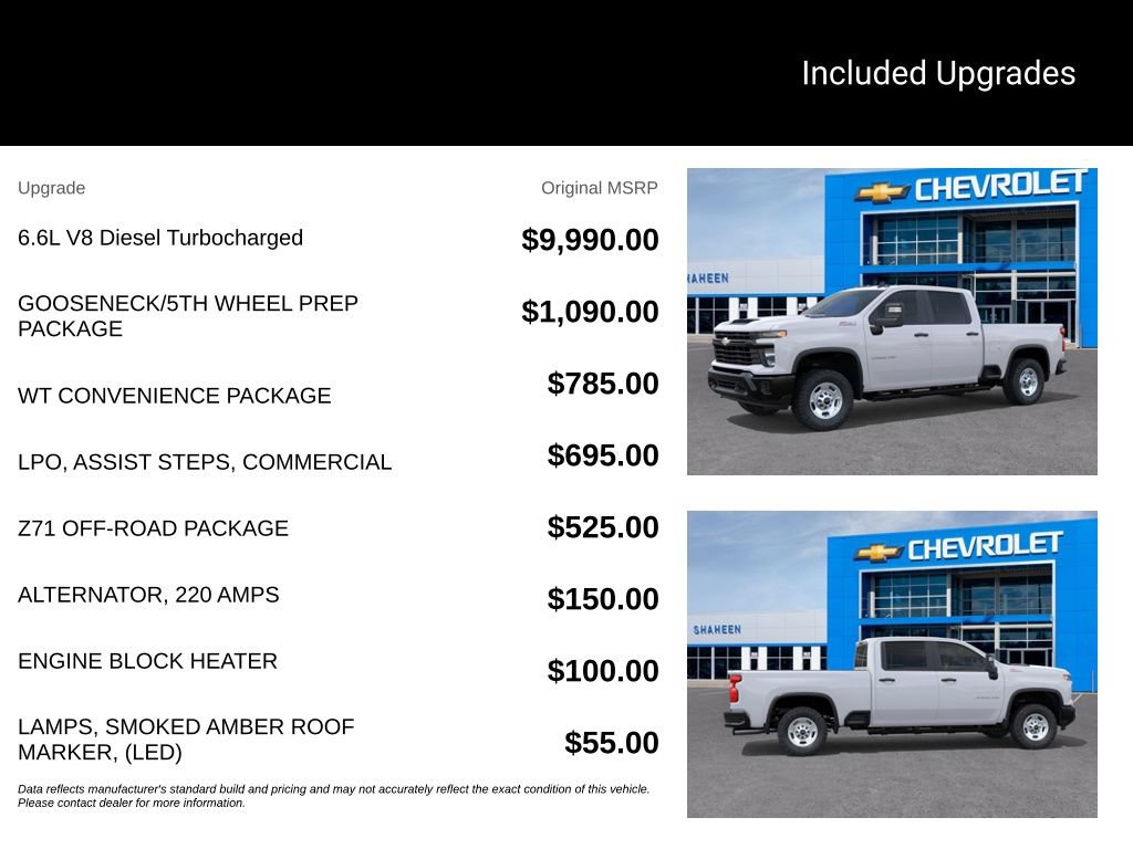 New 2026 Chevrolet Silverado 2500 W/T AWD/4WD image 5