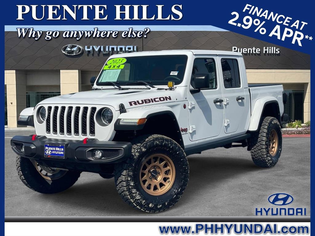 Used 2023 Jeep Gladiator Rubicon w/ LED Lighting Group AWD/4WD image 1