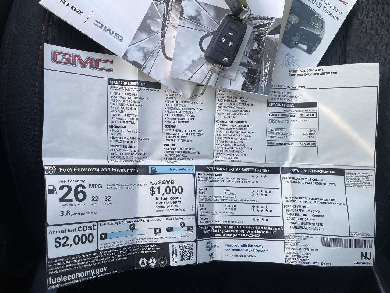 Used 2015 GMC Terrain SLE image 29