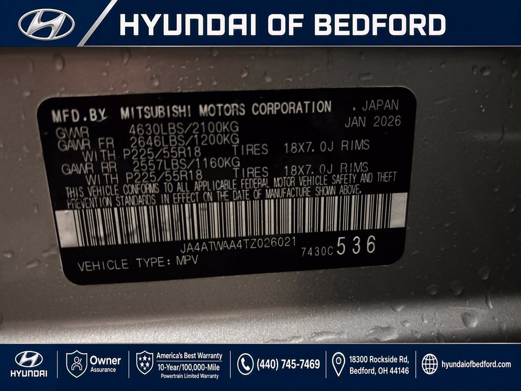 Used 2026 Mitsubishi Eclipse Cross SE AWD/4WD image 16