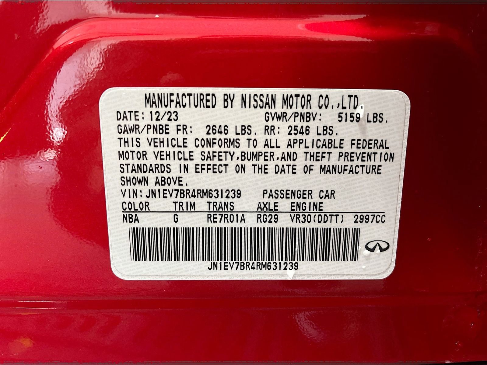 Used 2024 INFINITI Q50 Luxe w/ Cargo Package image 34