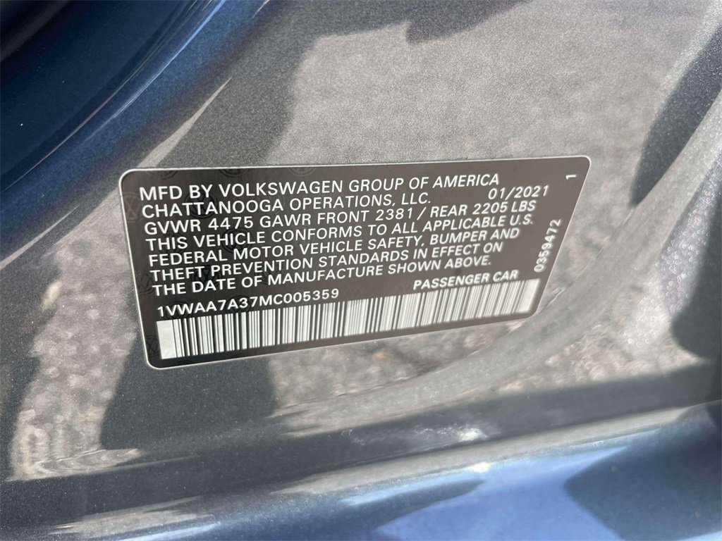Used 2021 Volkswagen Passat 2.0T S image 18