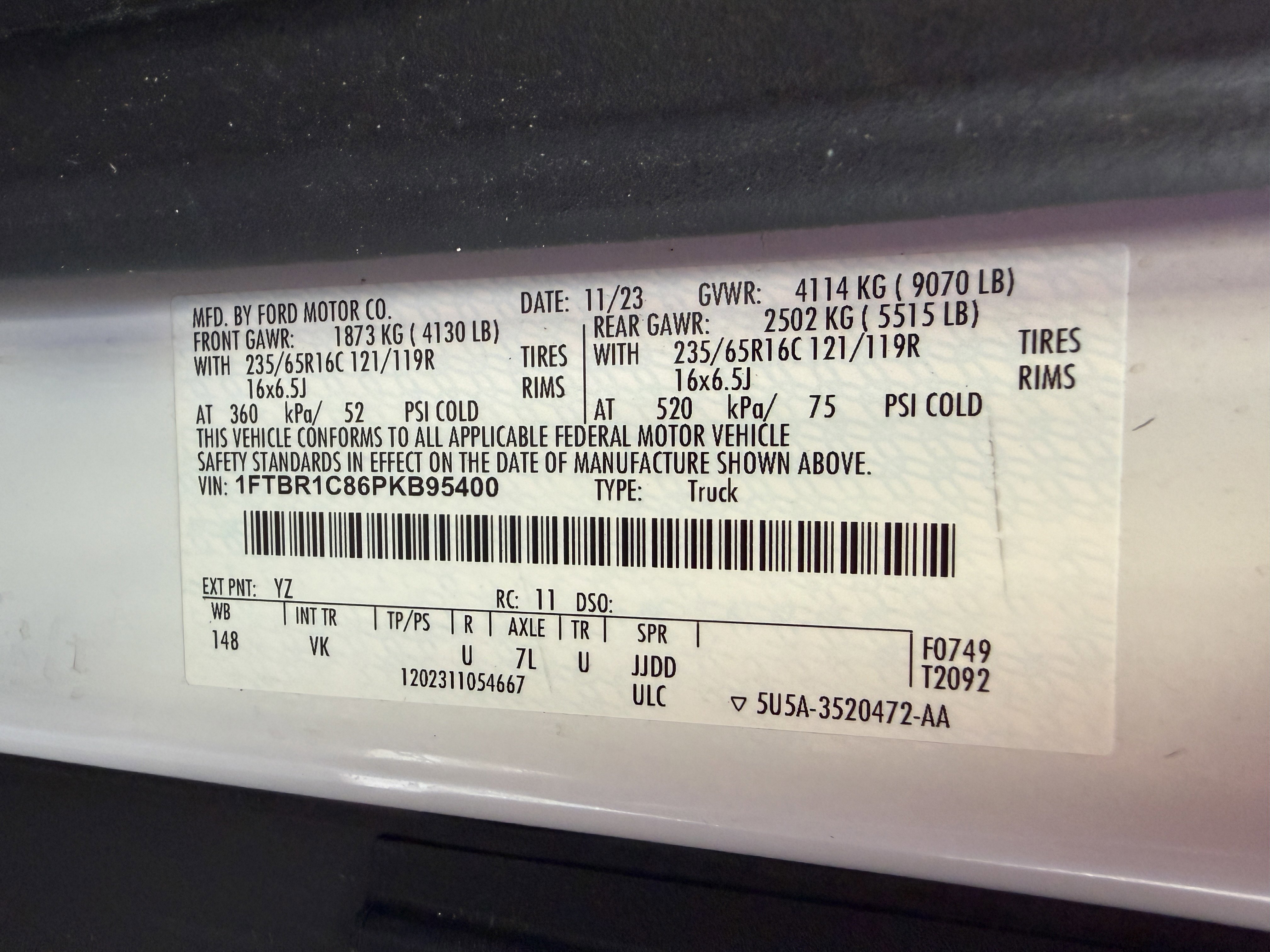 Used 2023 Ford Transit 250 Medium Roof image 22