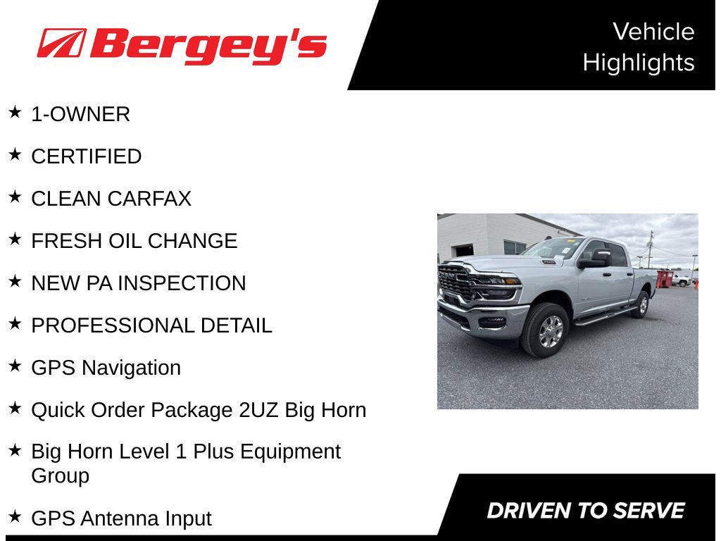 Certified 2026 RAM 2500 Big Horn AWD/4WD image 8