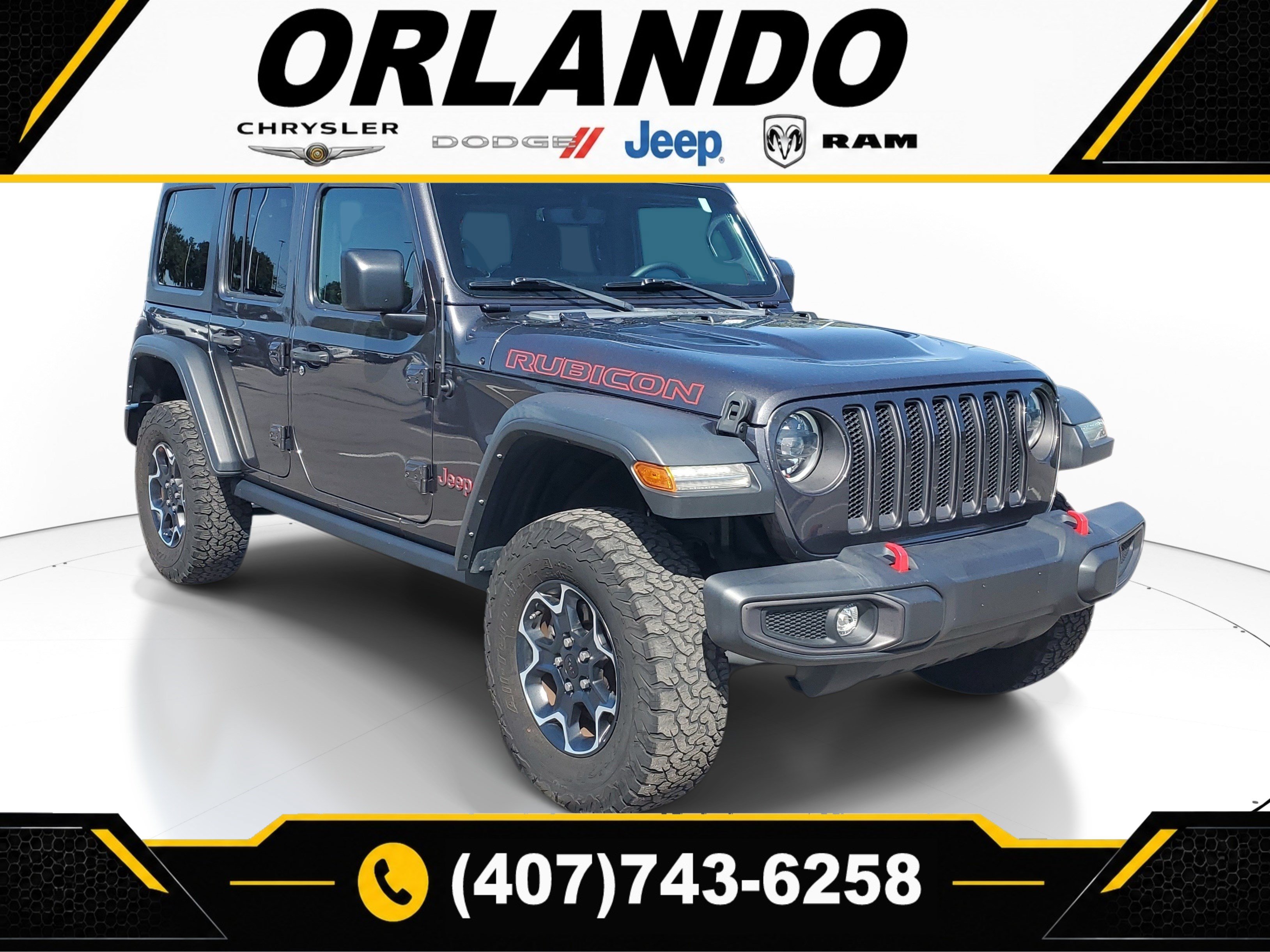 Used 2023 Jeep Wrangler Unlimited Rubicon w/ LED Lighting Group