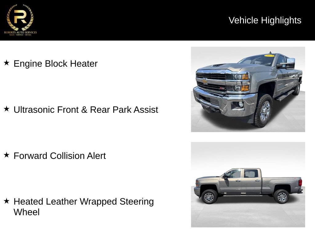 Used 2017 Chevrolet Silverado 2500 LTZ w/ Duramax Plus Package AWD/4WD image 18
