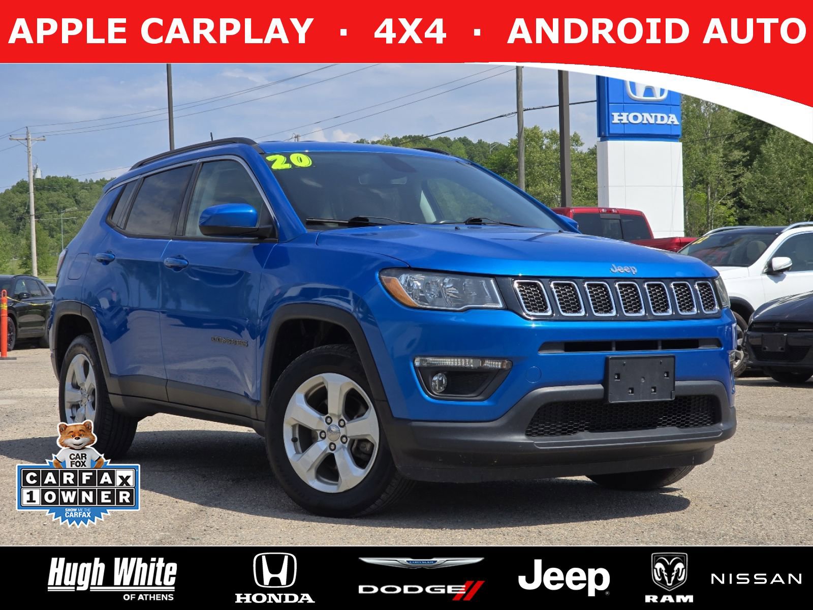 Used 2020 Jeep Compass Latitude w/ Cold Weather Group AWD/4WD image 1