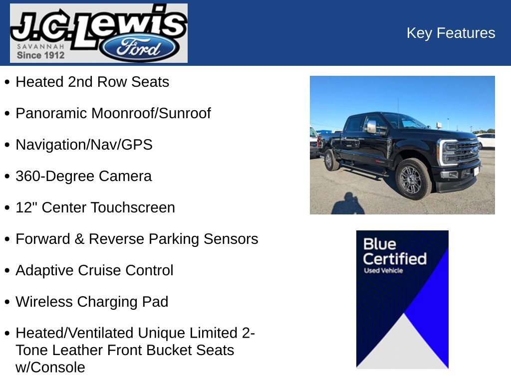 Certified 2024 Ford F250 Limited w/ FX4 Off-Road Package image 36