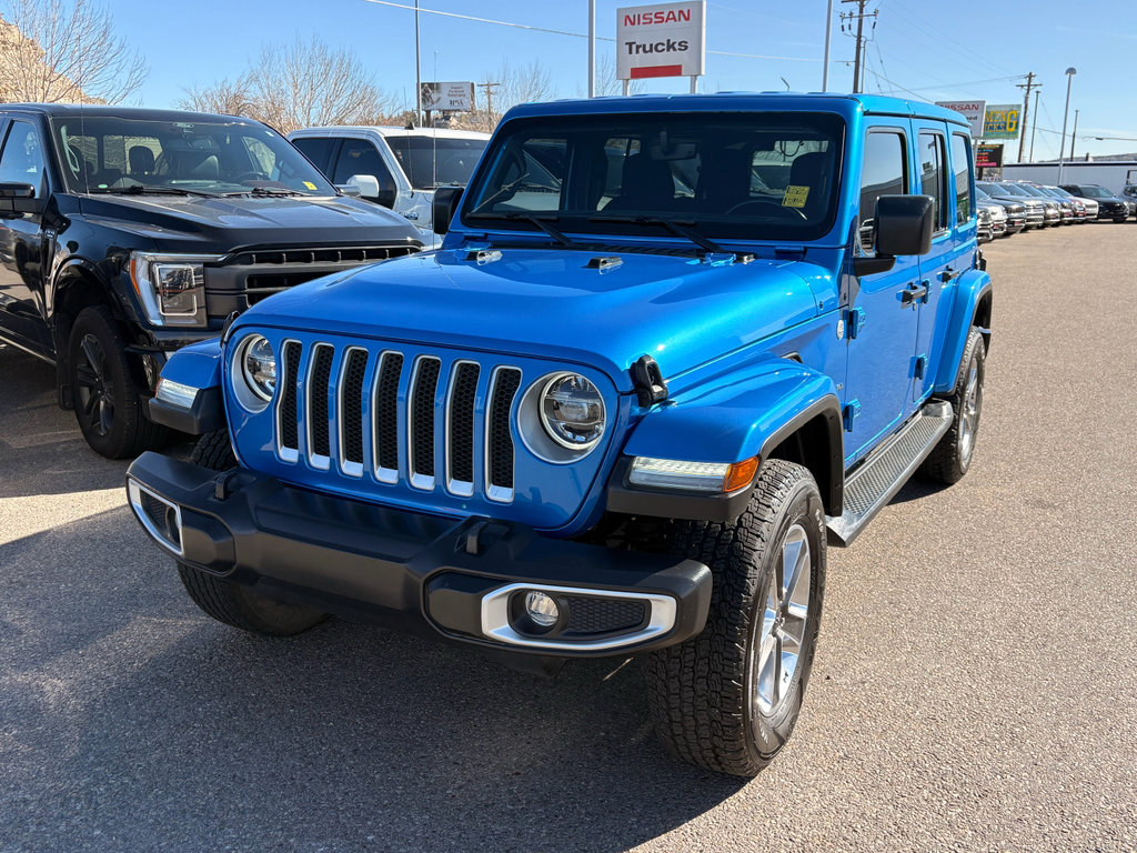 Used 2022 Jeep Wrangler Unlimited Sahara w/ LED Lighting Group image 1