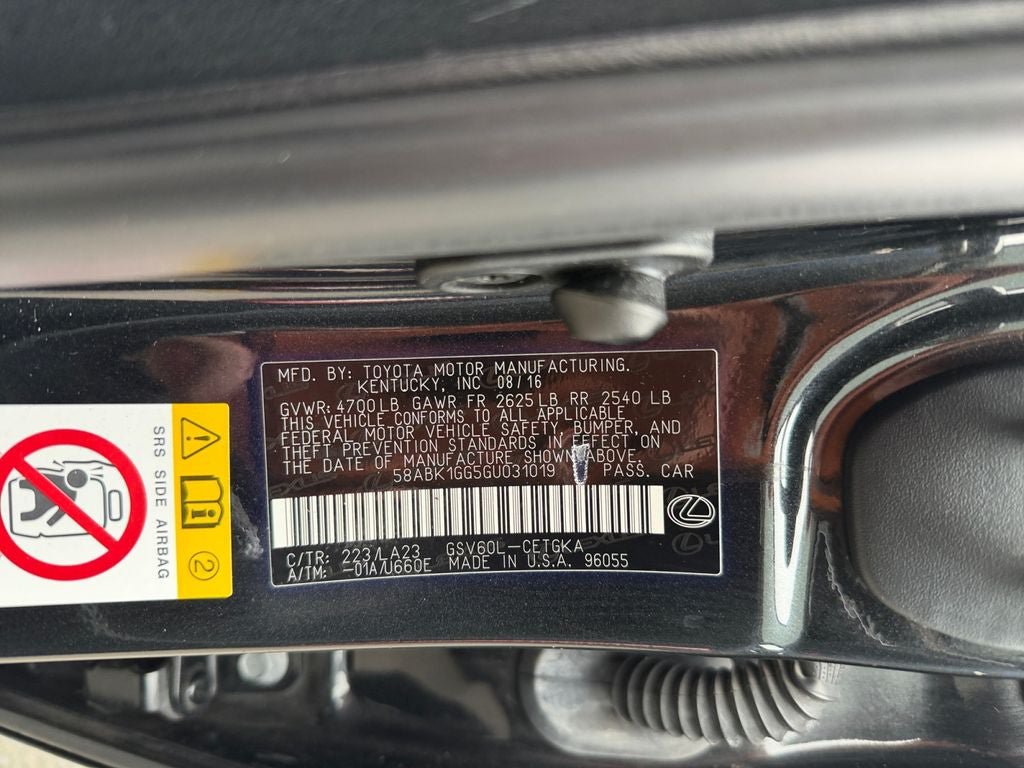Used 2016 Lexus ES 350 w/ Navigation System Package FWD image 36