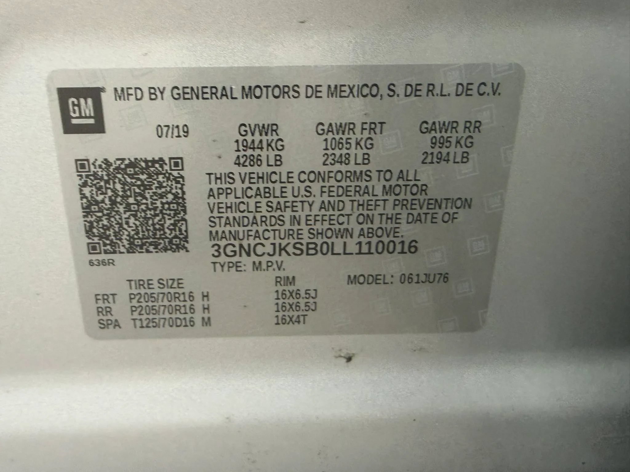 Used 2020 Chevrolet Trax LS w/ Tint and Cruise Package FWD image 32