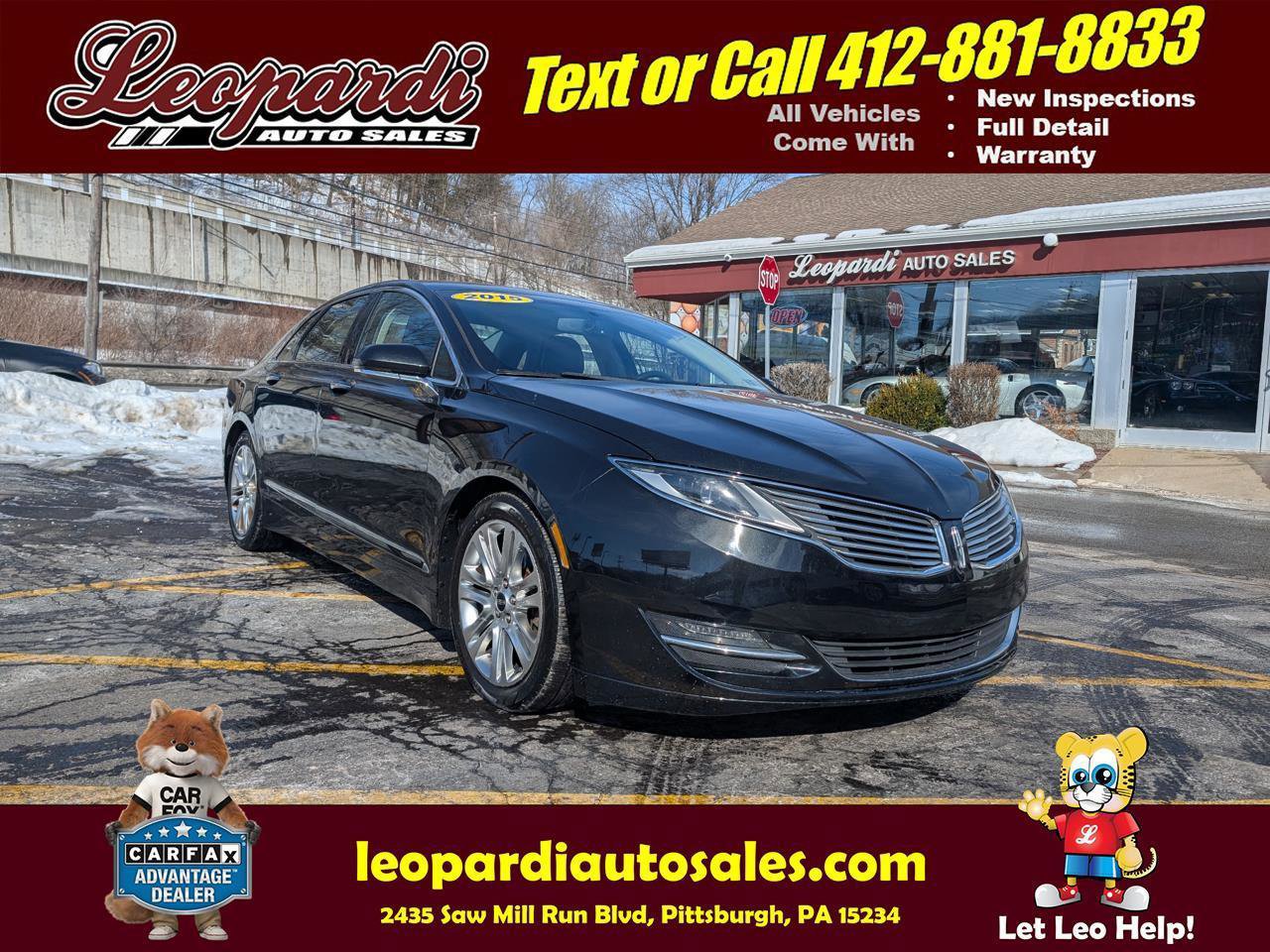 Used 2015 Lincoln MKZ AWD image 1
