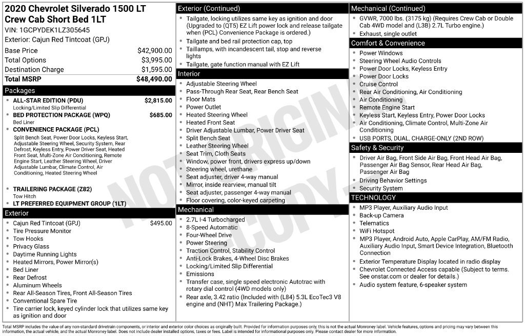 Used 2020 Chevrolet Silverado 1500 LT w/ All-Star Edition AWD/4WD image 25