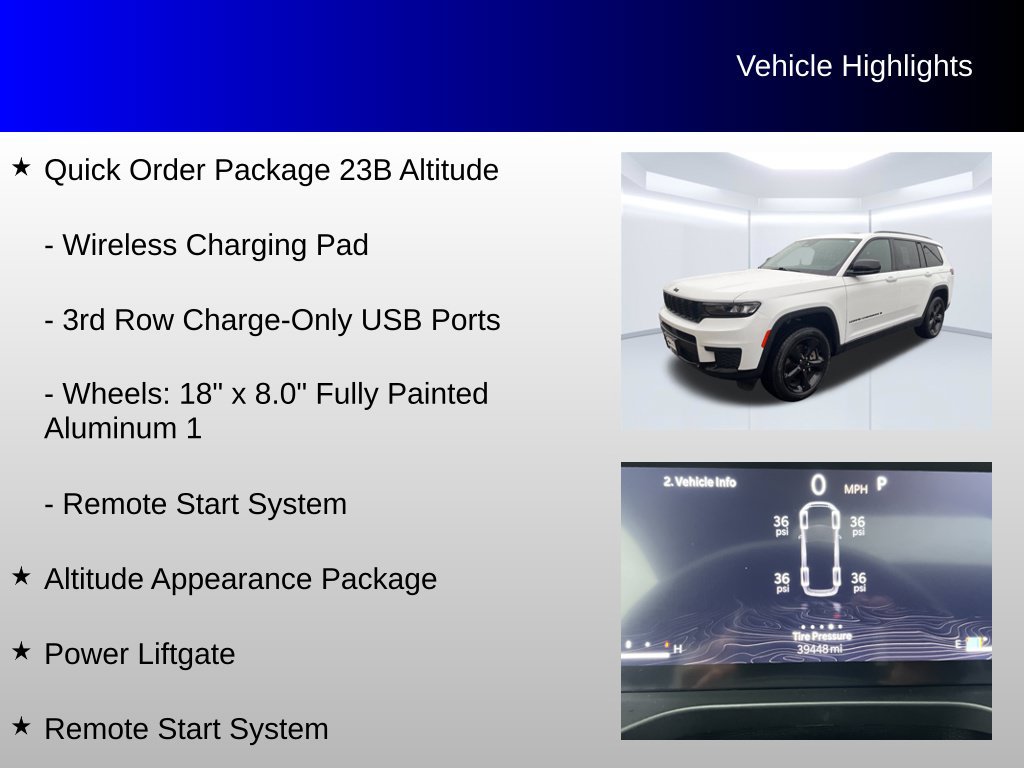 Used 2023 Jeep Grand Cherokee L Laredo AWD/4WD image 16